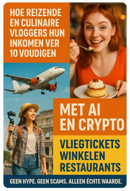 SAVE CLUB - REIZEN & CULINAIRE VLOGGERS VER-10-VOUDIGEN HUN INKOMEN (AI & CRYPTO) TOP TEAM ROB BUSER