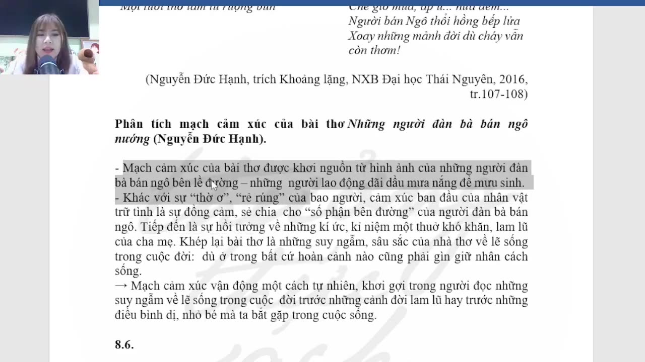 "🌿 TTS – BUỔI 16 – CHUYÊN ĐỀ PHƯƠNG PHÁP LÀM ĐỌC HIỂU CHO THỂ LOẠI THƠ ❤ "