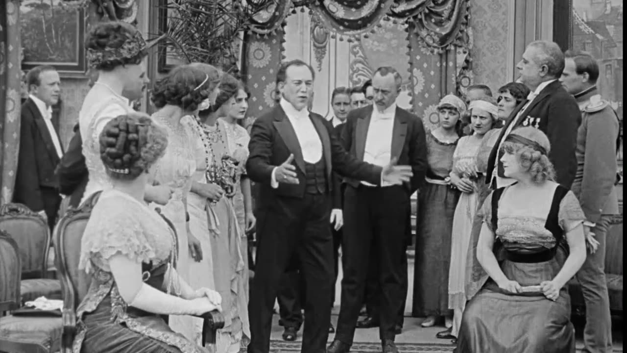 HIS MOST DIFFICULT PART (Nordisk-1913) NEW English subtitles.