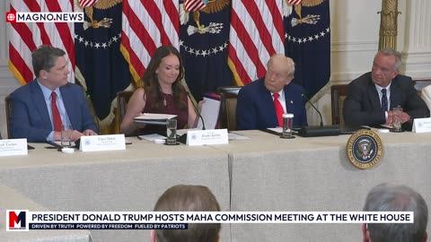 President Trump Hosts MAHA (Make America Healthy Again) Commission Meeting at The White House [LIVE]