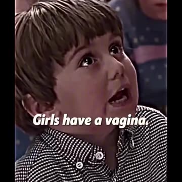 Boy have a penis girls have a vagina. A liberal lady can't handle the truth.