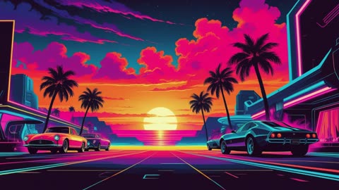 Sun Waves | Retro Synthwave Music 🎶 (No Copyright)
