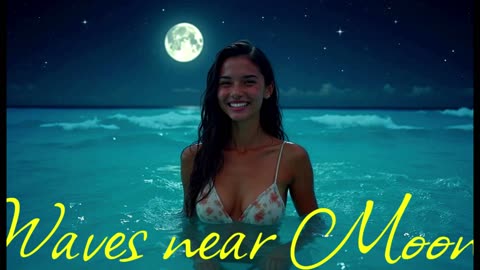 POP MUSIC. Song Waves near the Moon.
