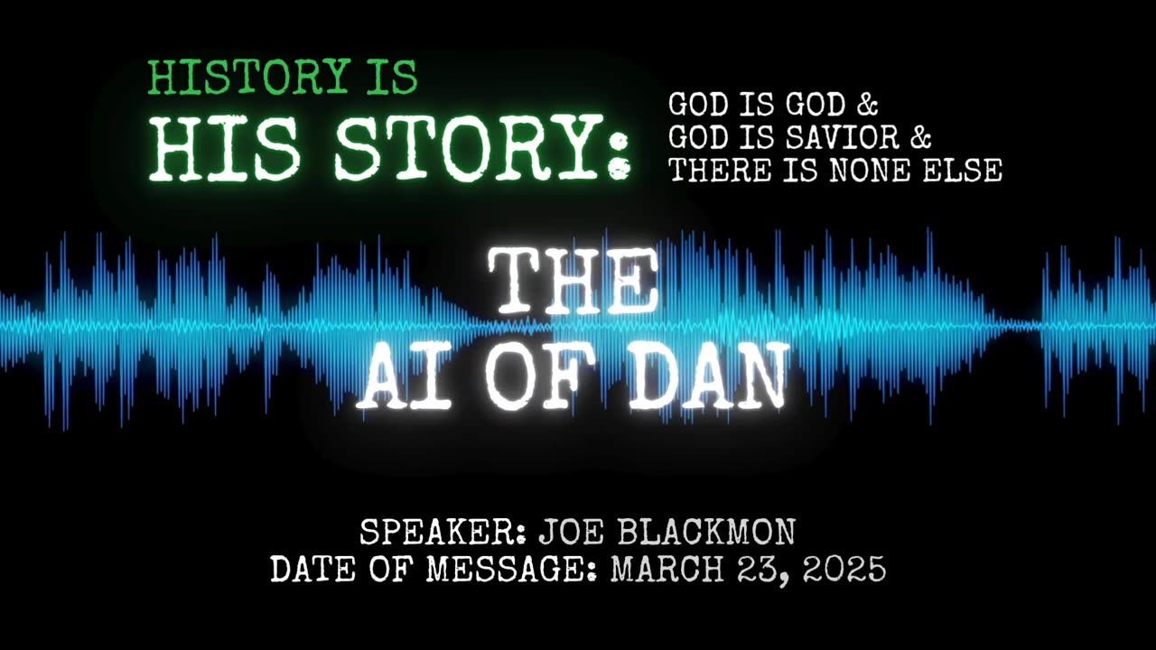 Joe Blackmon - History is His Story: The AI of Dan