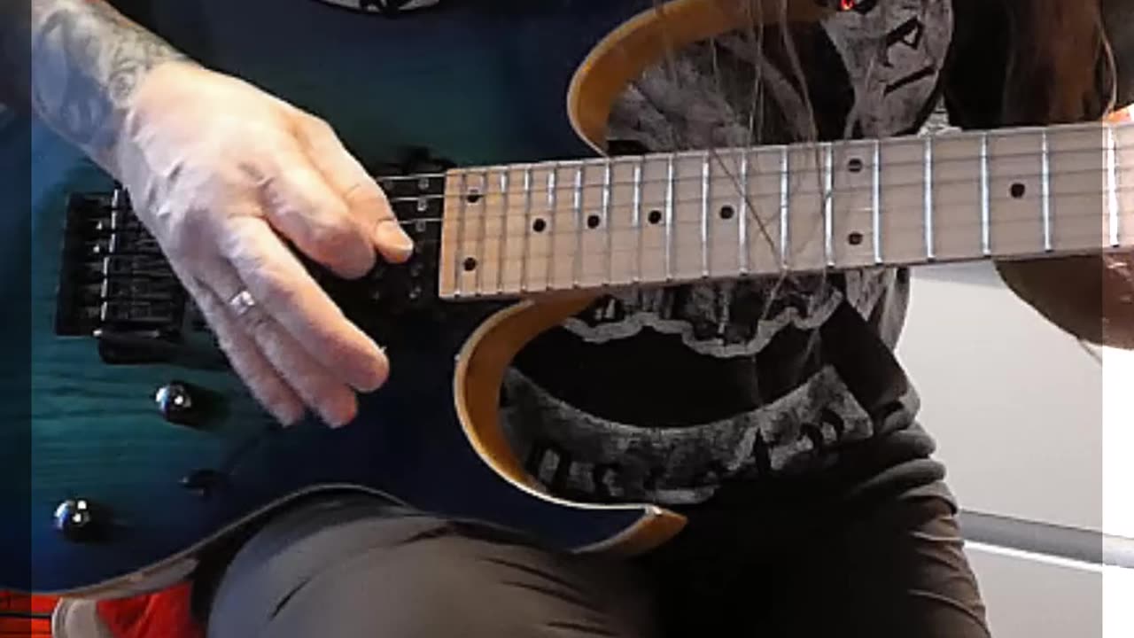 Epic Progressive - Tomasz Paweł Orłowski - Ibanez RG470AHM-BMT / Elixir Optiweb Custom Light 9-46