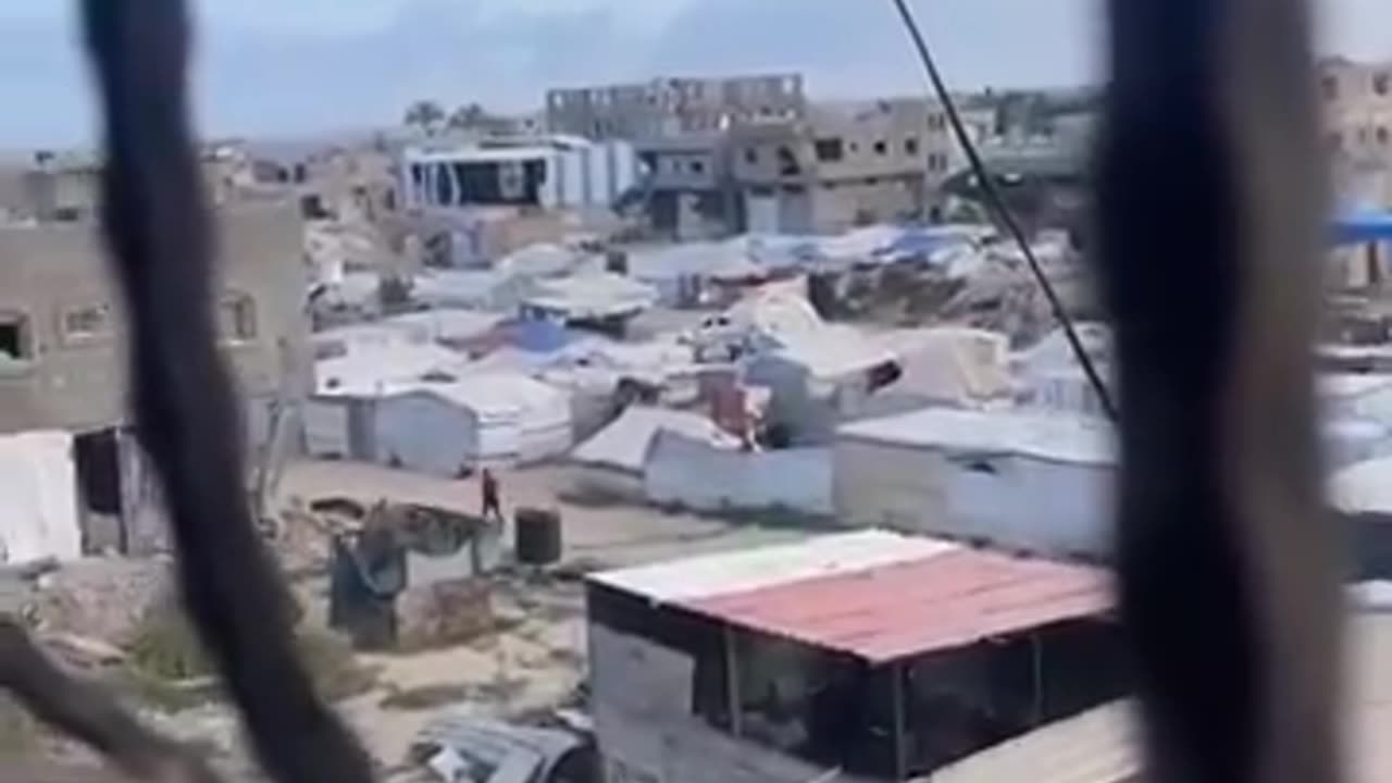 The moment when Israeli aviation struck a UNRWA flour distribution and issuance point