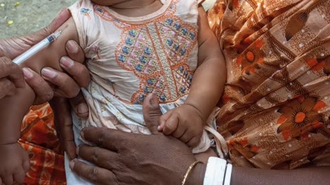 baby crying vaccination time #baby​ #crying​ #injection​