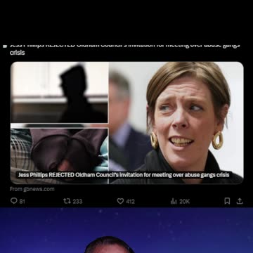 Labours Jess Phillips REJECTED Old ham Council’s invitation for meeting over abuse gangs crisis