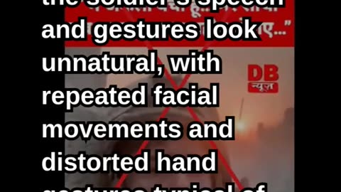 AI-Generated Video Falsely Claims Indian Soldier