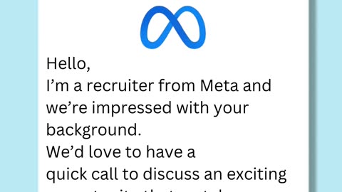 ‼️BEWARE OF FAKE META JOB OFFERS‼️