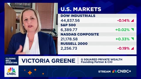 Victoria Greene of G Squared discusses the names she is keeping an eye on this earnings season.