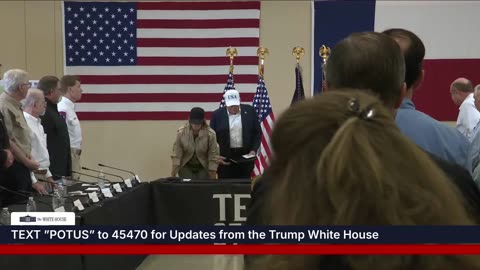 🚨🔥LIVE: President Trump Participates in a Roundtable with First Responders and Local Officials