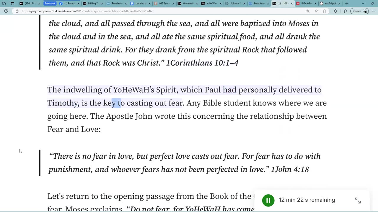 The History of Covenant Law, Part 12