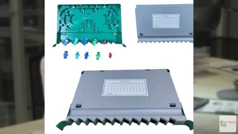 fyboptwu Fiber Optic Rack Mount Enclosure Box 12 Port ODF Distribution Frame Uni