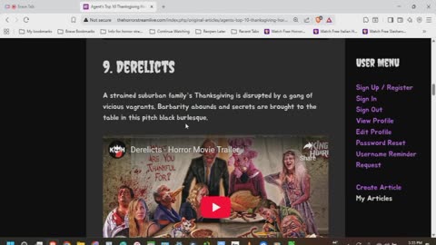 Top 10 Thanksgiving Horror Movies