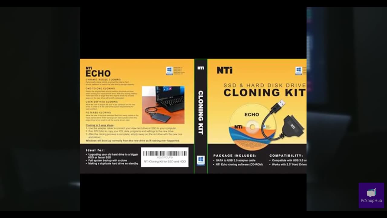 NTI Cloning Kit | New! Version 6 of NTI Cloning Software | Best for SSD and HDD