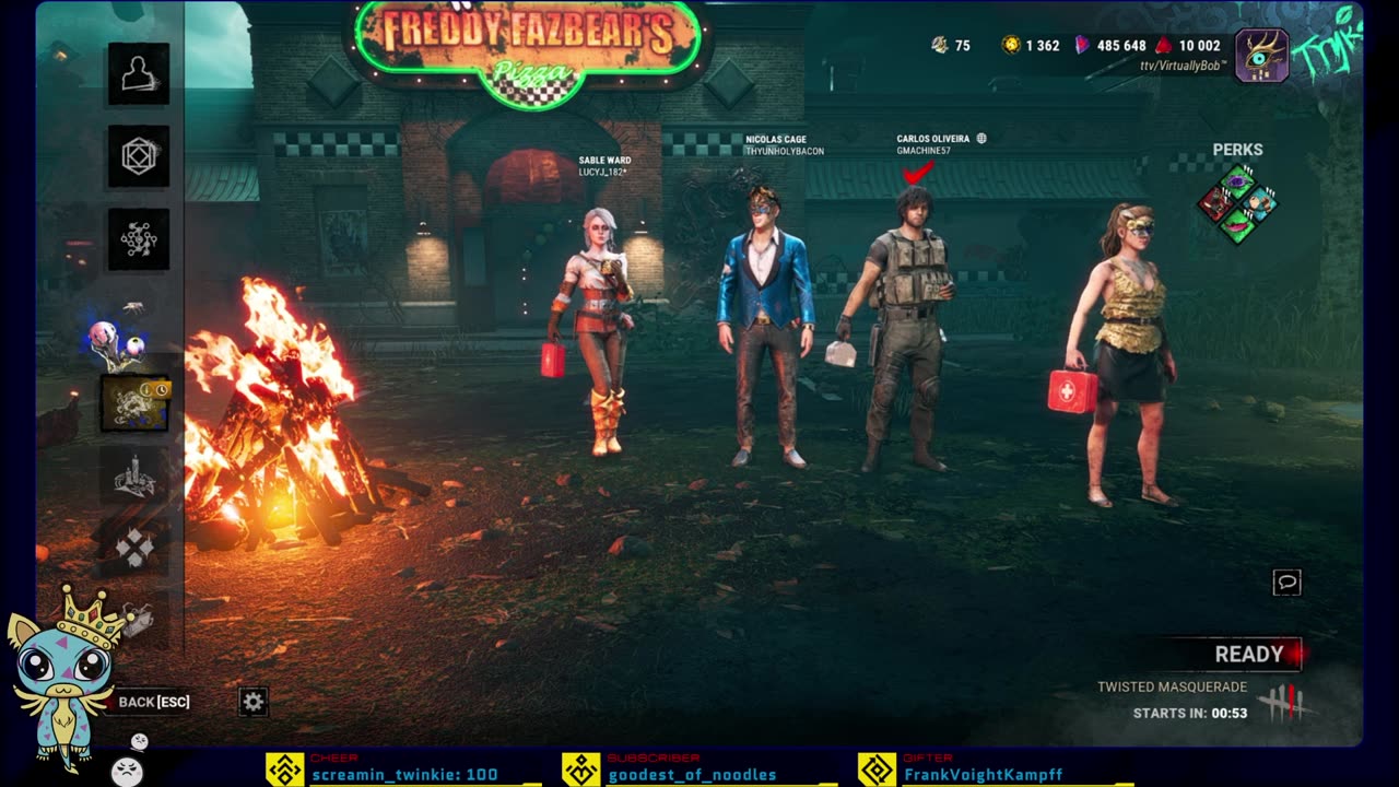 [🔞] 🎉 final Twisted Masquerade 🎉 DBDs 9th Anv 🎉 live stream