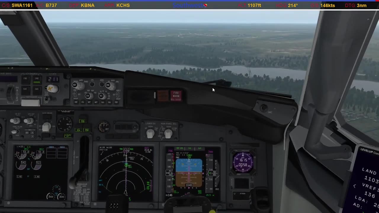 Landing in Charleston (KCHS)