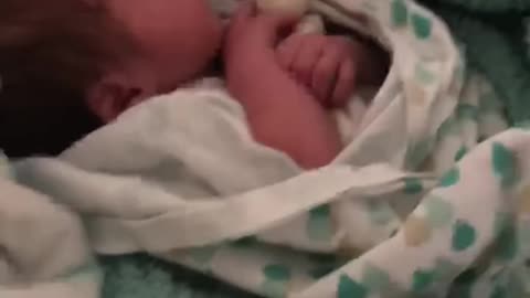 Meeting baby for the first time