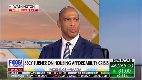 Sec. Turner: "The first thing we've been doing at HUD is tackling the regulatory environment...