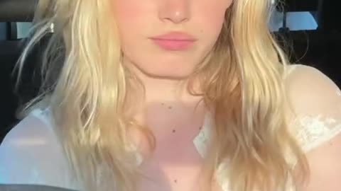 Blonde tgirl is your woman