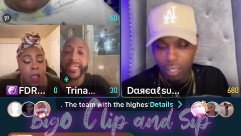 Team PK DreBaby TomiKay Ace TrinaB KeKe Supa ft body challenge 6/22/25 #bigoclipandsip