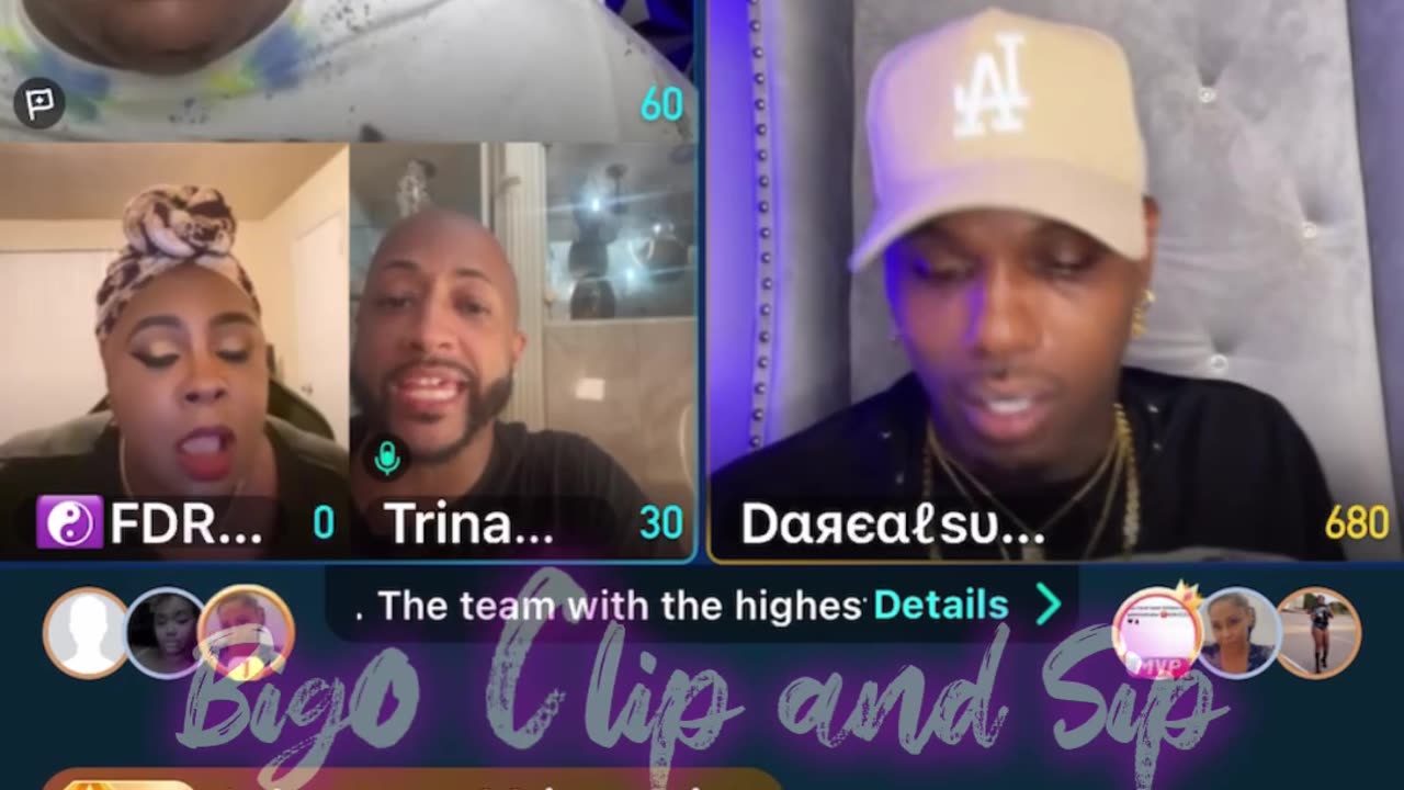 Team PK DreBaby TomiKay Ace TrinaB KeKe Supa ft body challenge 6/22/25 #bigoclipandsip