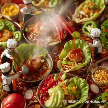 Korean Lava Wraps – Fiery, Crunchy & Totally Addictive