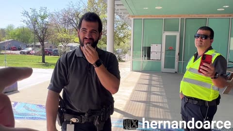 Security at SWK calls the Austin PD to remove us from property