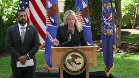 #LIVE - LADYDRAGON= PAM BONDI ATTORNEY GENERAL WITH FBI DIRECTOR KASH PATEL BRIEFING + VICTORY DAY