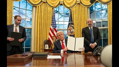 WH. Trump to Sign Executive Orders on Wednesday