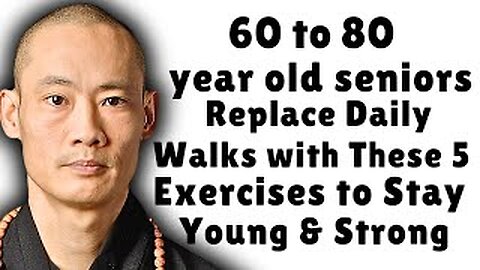 Replace Daily Walks with These 5 Exercises to Stay Young & Strong #SeniorHealth #HealthyAging