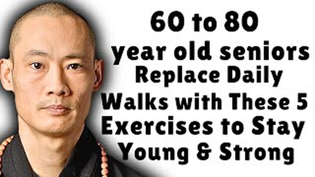 Replace Daily Walks with These 5 Exercises to Stay Young & Strong #SeniorHealth #HealthyAging