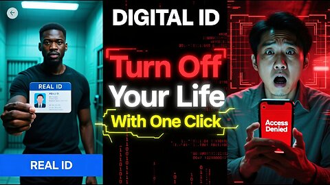 Digital ID vs Real ID They Can Freeze Your Life With One Click and Most People Are Not Ready
			