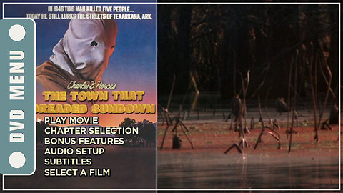 The Town That Dreaded Sundown - DVD Menu
