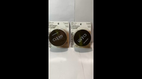 Mini-Vlog: Stop & Shop: Lot of 2: Women’s CoverGirl “Clean Invisible” Loose Powders No.105 & 110