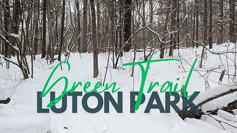 Revisiting the Green Trail, in the SNOW | Hike POV, ASMR