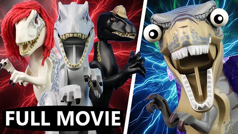 SUPER T-REX: THE MOVIE | Lego Jurassic World Stop Motion | Reptibian Bricks