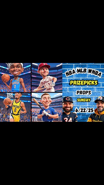 🔥9 HOT NBA PROPS | ⚾️ MLB PROPS TODAY | 🏀 WNBA PROPS | SUNDAY 6/22/25