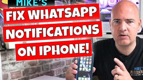 How To Fix WhatsApp Not Getting Pop Up Notifications IOS IPhone IPad