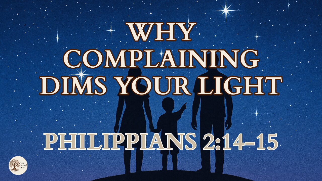 Philippians 2:14–15 How Complaining Weakens Your Faith