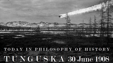 Tunguska: Tuesday 30 June 1908