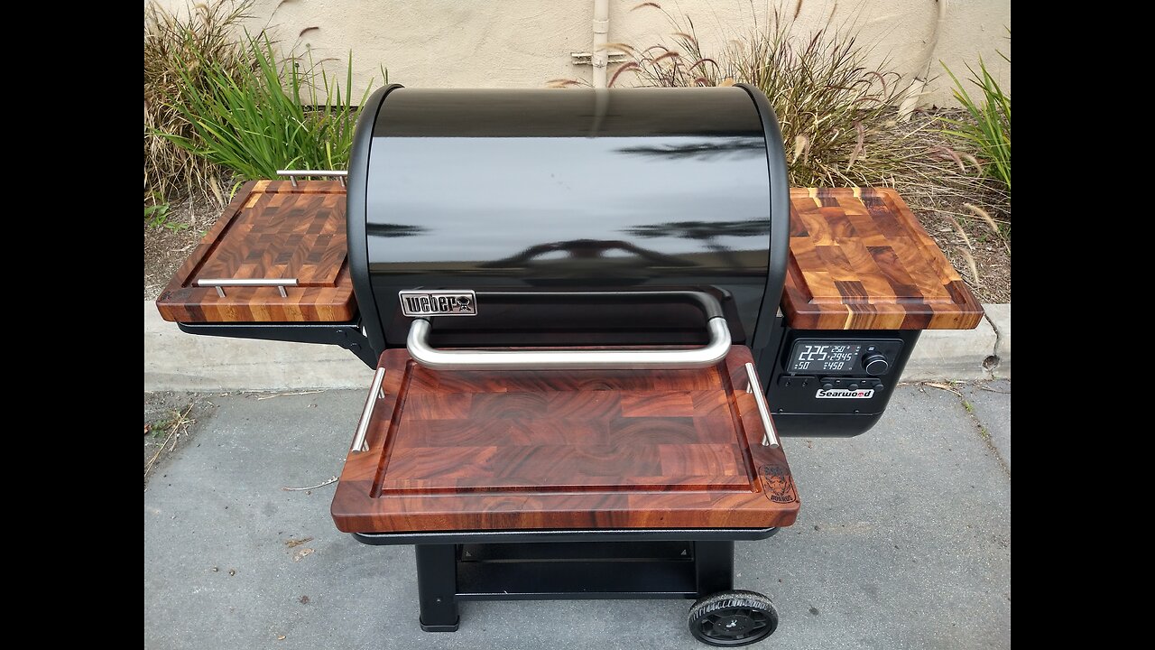 Weber Searwood 600 Cutting Board! #weber #bbq