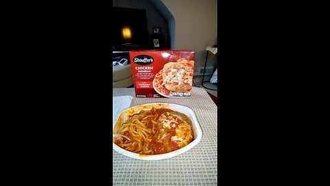 Eating Stouffer's Chicken Parmesan, Dbn, MI, 6/19/25