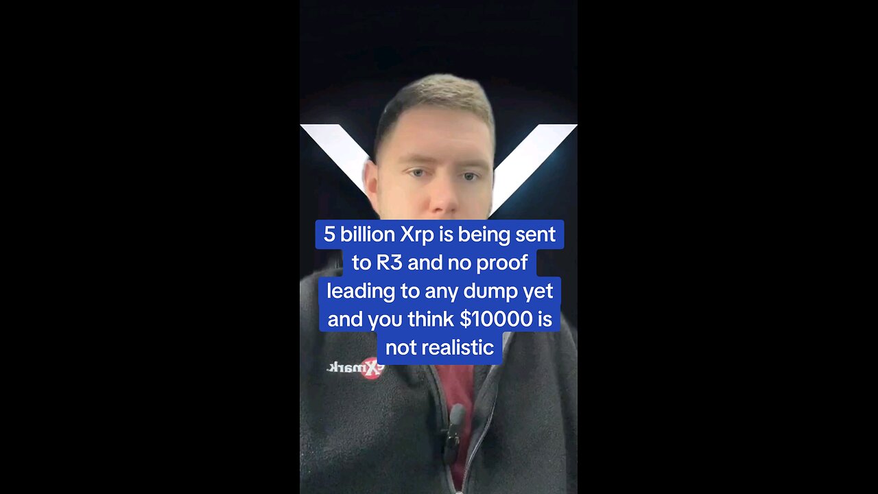 5 billion Xrp is being sent to R3 and no proof leading to any dump yet and you think $10000