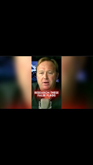Alex Jones: You Need To Research These False Flags - 9/27/12
