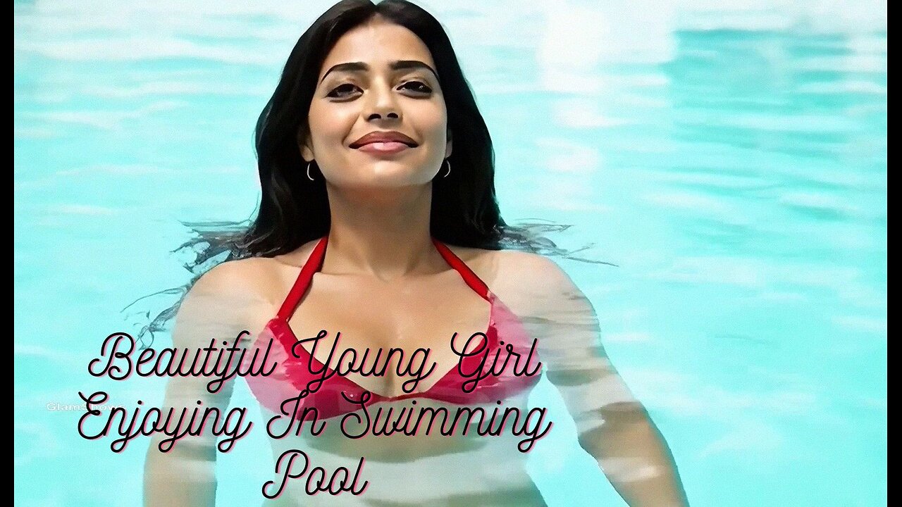 Beautiful Young Girl Enjoying In Swimming Pool - GlamShows