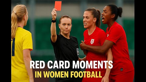 Red Card moments in women football