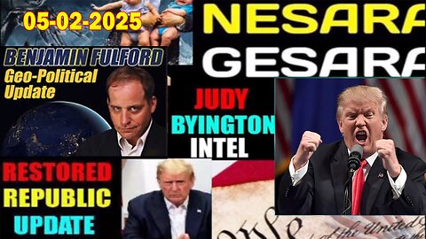Judy Byington. Restored Republic via a GCR~ Situation Update 05-02-25~ SGAnon.Juan O Savin.Shariraye