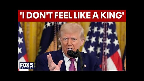 FULL VIDEO - Trump's bill signing speech - 'I don't feel like a king'